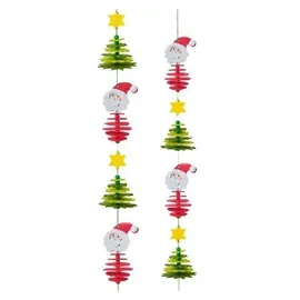 HABA Erstes Fädeln Filzgirlande Weihnachtsmann Bastelset