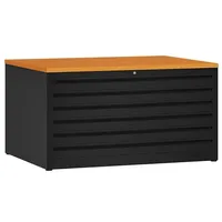 Lüllmann Zeichnungsschrank DIN A1 Flachablageschrank Planschrank 6 Schubladen Stahl