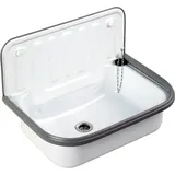feueranker® Stahlausgussbecken Waschbecken