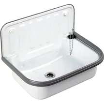 feueranker® Stahlausgussbecken Waschbecken