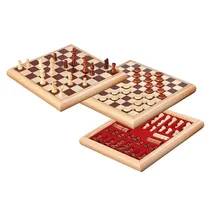 Philos Schach-Dame-Set Holzbox