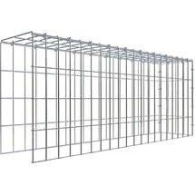 Gabiona C-Ring-Gabione-Anbaukorb Typ 4 40 x 100 x 20 cm Maschenw 5 x 10 cm