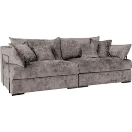 Home Affaire Big-Sofa Polyester 4-Sitzer Braun