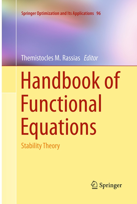 Handbook Of Functional Equations  Kartoniert (TB)
