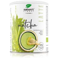 Natures Finest Matcha Latte Pulver zur Herstellung von Getränken mit antioxidativer Wirkung 125 g