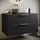 Badplaats Waschbeckenunterschrank, Rimini 2 Schubladen Schwarz Matt - 80 x 46 cm Badezimmer, Badezimmerschränke, Bad Unterschränke