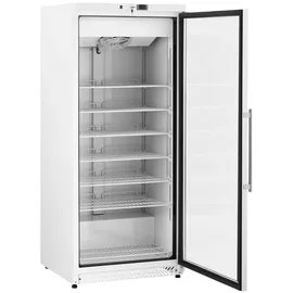 Royal Catering Gefrierschrank - 580 L - - Glastür - Silbern - Kältemittel R290