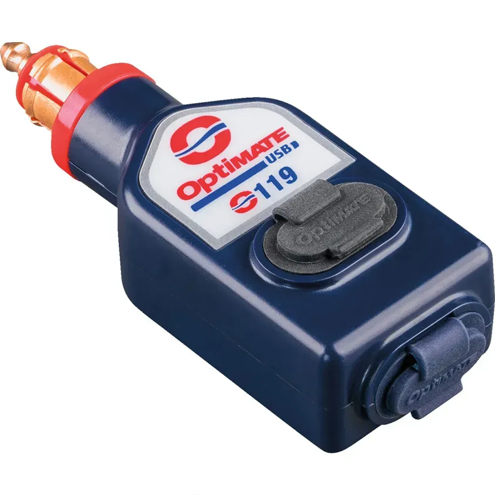 Tecmate Usb 5v 3300ma O119 Ladegerät - Blue - One Size