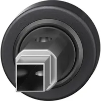 FSB Adapter-Rosette rund Schwarz matt