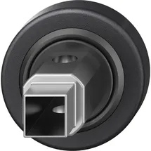 FSB Adapter-Rosette rund Schwarz matt