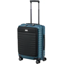 TITAN Reisekoffer  LITRON Kabinentrolley mit Vortasche 55 cm   4 Rollen 42 l - Türkis