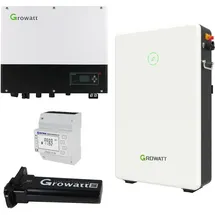 Growatt SPH3000 Hybrid Wechselrichter mit 6,5 kWh Solarspeicher-Set