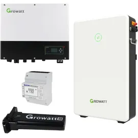 Growatt SPH3000 Hybrid Wechselrichter mit 6,5 kWh Solarspeicher-Set