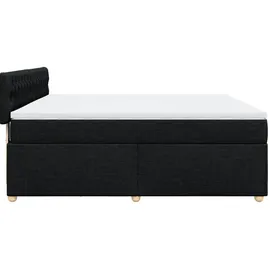 vidaXL Boxspringbett 180 x 200 cm Schwarz