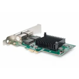 Digitus PCI Express 2 Port Gigabit Ethernet Netzwerkkarte, RJ45
