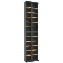 VCM CD-Regal 180 x 20 x 42 cm Weiß