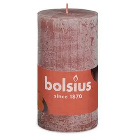 Bolsius Rustik Stumpenkerze 10 x 5 cm wildleder braun
