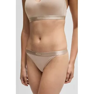 BOSS String STRING BEA mit BOSS Schriftzug beige XXL