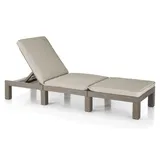 ALLIBERT Daytona Sonnenliege 195 x 65 x 22 cm cappuccino