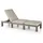 ALLIBERT Daytona Sonnenliege 195 x 65 x 22 cm cappuccino