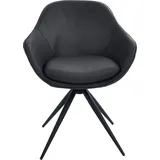 K+W Komfort & Wohnen ZOOM Leder Schwarz