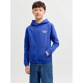 Jack & Jones Junior Kapuzensweatshirt bedruckt Blau 152