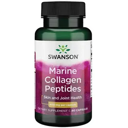 Swanson Type I Hydrolyzed Marine Collagen Peptides 400 MG (60 Kapseln)