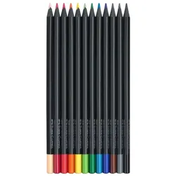 FABER-CASTELL Black Edition - Farbstift - ausgewählte leuchtende Farben (Packung