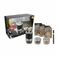 Peugeot Salz-/Pfeffermühle Geschenkset MAESTRO 11cm Mattschwarz 3 Manuell schwarz