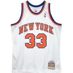 Mitchell And Ness  Unterhemden Maillot New York Knicks Patrick Ewing 1985/86  in Weiss, EU L