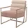 MCW Lounge-Sessel MCW-O38 Stoff/Textil 420 g/m2 75 x 85 x 80 cm Beige/Rosé