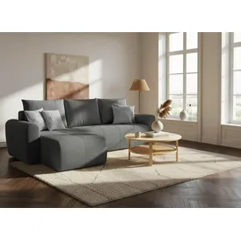 Home Affaire Eckcouch Polyester 2-Sitzer Grau
