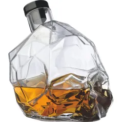 Memento Mori Karaffe für Whisky Schädel