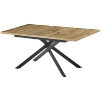 B&D home LARS 120-160 x 77 x 80 cm braun/schwarz