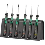 WERA 2050/6 Elektroniker Schraubendrehersatz + Rack