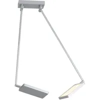 ECO-Light LED-Deckenleuchte Book-PL-GR 2-flammig Silber 16 cm x 25