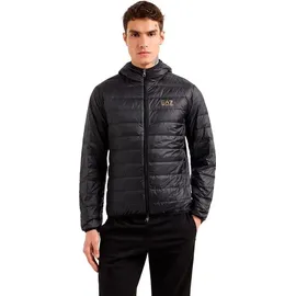EA7 Gewebte Daunenjacke - Schwarz - XL