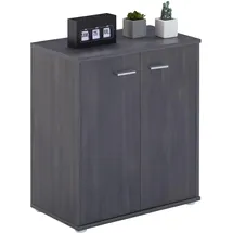 CARO-Möbel Lennis 60 x 70 x 35 cm 4 Böden / grau
