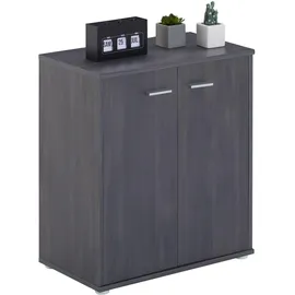 CARO-Möbel Lennis 60 x 70 x 35 cm 4 Böden / grau