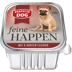Perfecto Dog Feine Happen mit 5 Sorten Fleisch 9x300g