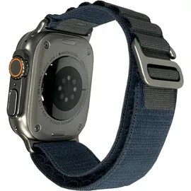 Apple Watch Ultra 2 GPS + Cellular 49 mm Titangehäuse natur, Alpine Loop blau S