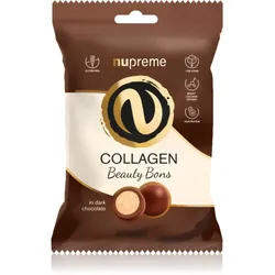 Nupreme Collagen Beauty Bons Schokoladenpralinen mit Kollagen Dark Chocolate 80 g