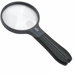 Carson Split Handle Vergrößerungsglas 3,5x Schwarz, Transparent