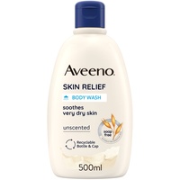 Aveeno Skin Relief Feuchtigkeitsspendendes Duschgel (500ml) parfümfreie Pflegedusche für sehr trockene Haut mit beruhigendem Hafer