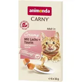 Animonda Carny Creamy Katzensnack mit Lachs + Taurin 1x90 g