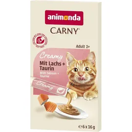 Animonda Carny Creamy Katzensnack mit Lachs + Taurin 1x90 g