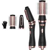 Air Styler 2 In 1 Föhnbürste Rotierend Warmluftbürste Rundbürstenföhn Mit Elektrische Rundbürste, 2 Aufsätzen, 38Mm /50Mm, Rotierende Warmluftbürste Selbstdrehend, Volumen Föhnbürste