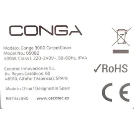 Cecotec Polsterstaubsauger Conga Popstar 3000 Weiß