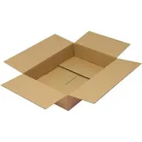 TransPak Transpak, - Faltkarton 1-wellig Maße 610x430x120mm A2 Qualität 1.30 C braun braun