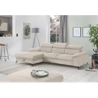 Cotta Ecksofa »Kitty L-Form«, Modern, L-Form, Bodenfreiheit 12,5 cm beige